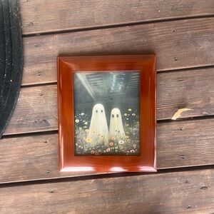 Wooden Framed Ghost Art Print